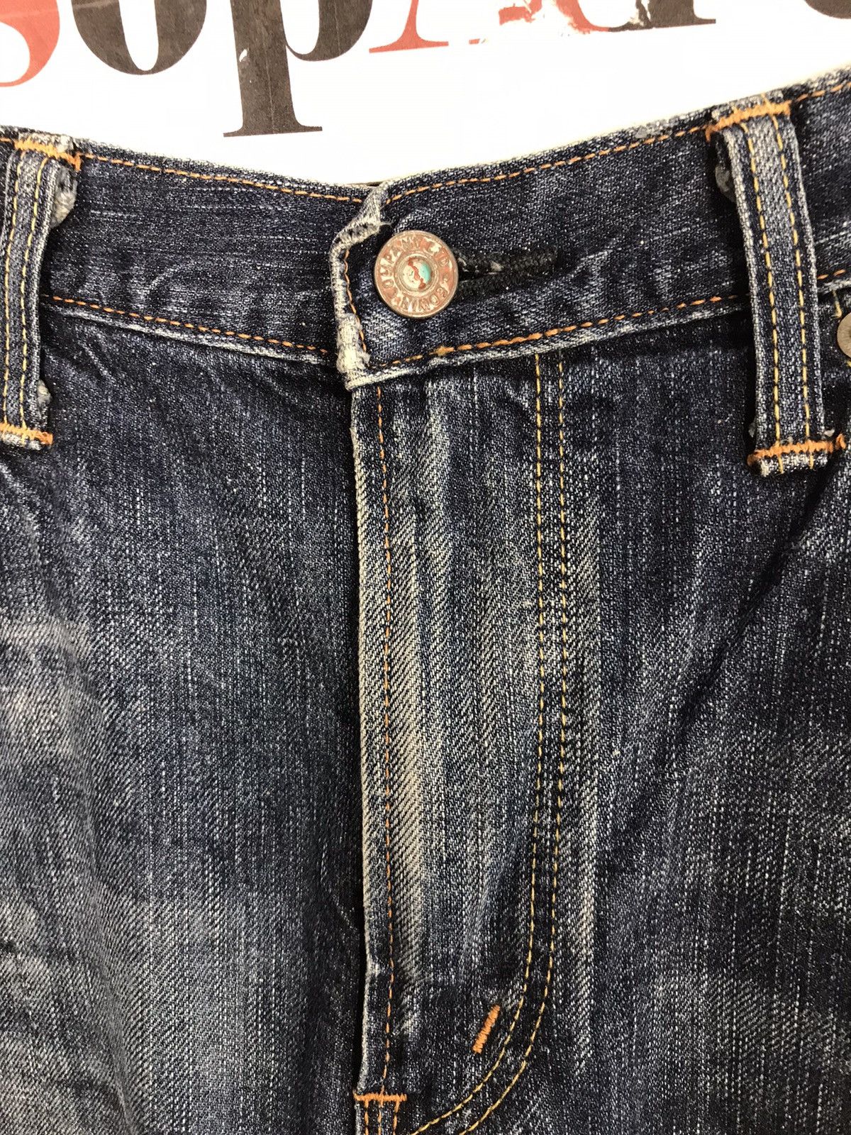 Edwin × Vintage Vintage Edwin 503 Distressed Denim Jeans Size US 37 - 6 Thumbnail
