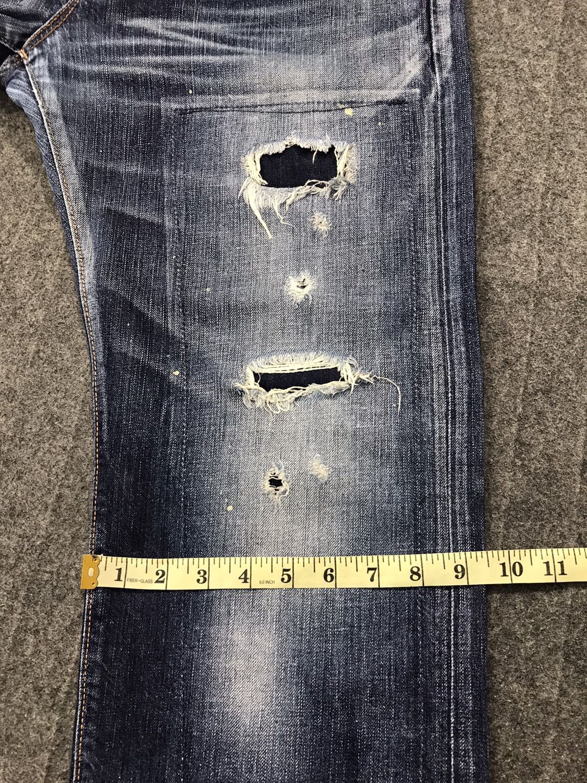Edwin × Vintage Vintage Edwin 503 Distressed Denim Jeans Size US 37 - 20 Thumbnail