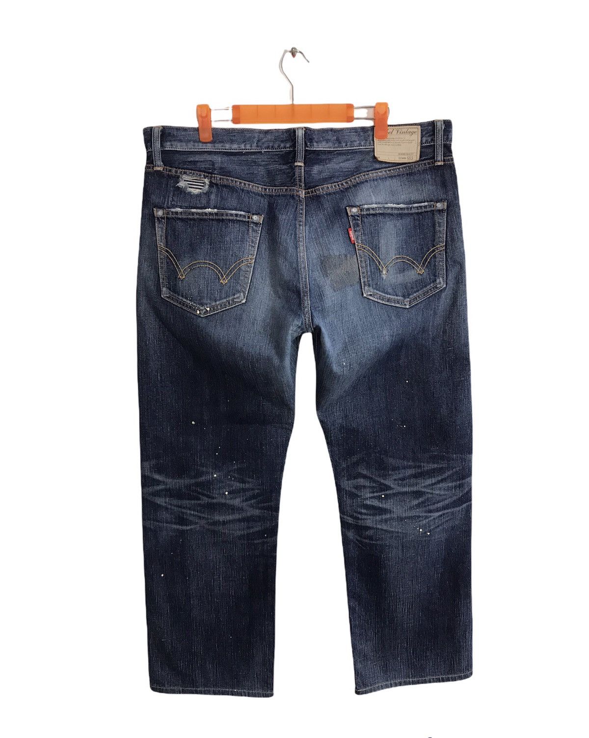 Edwin × Vintage Vintage Edwin 503 Distressed Denim Jeans Size US 37 - 2 Thumbnail