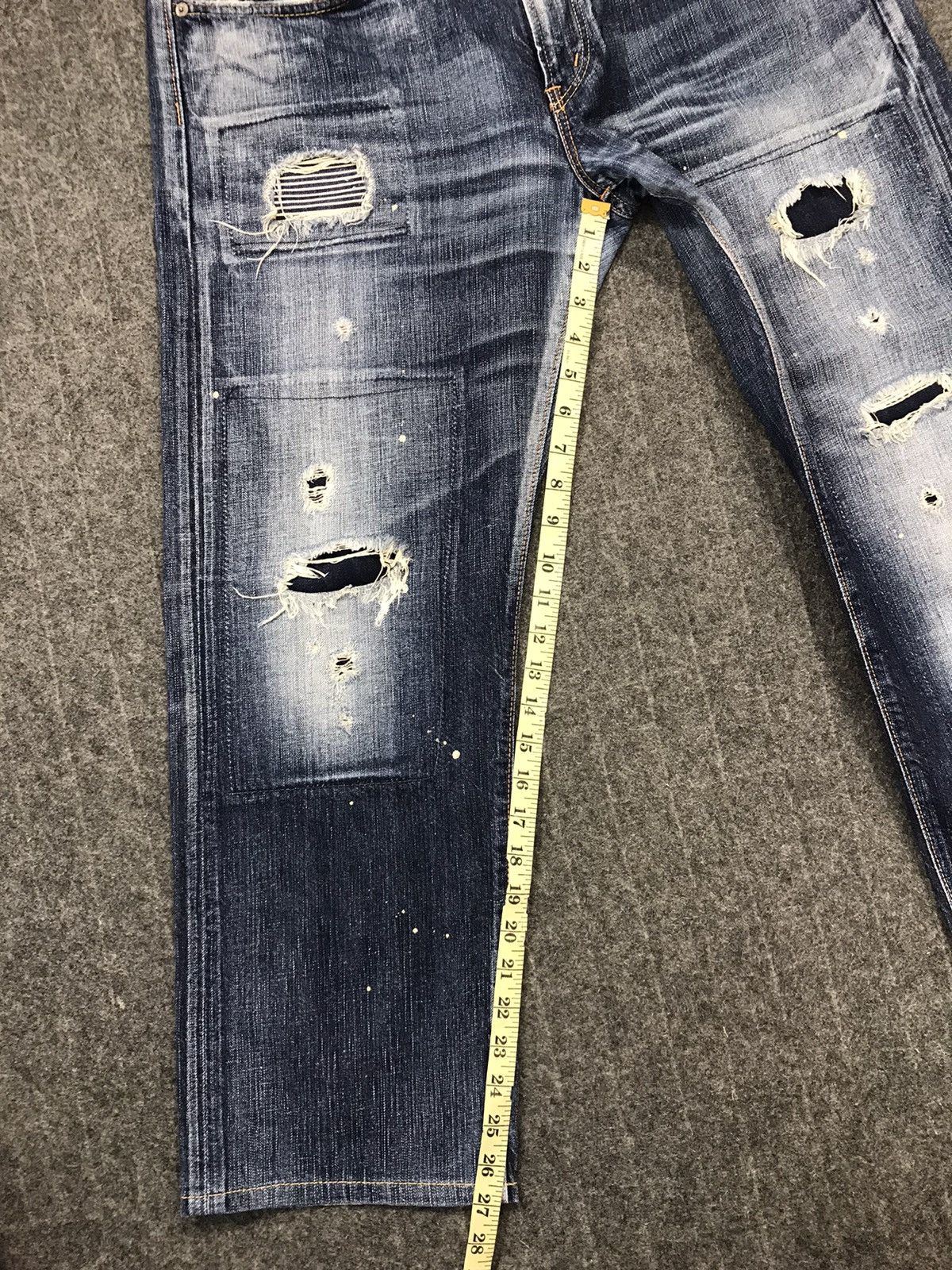 Edwin × Vintage Vintage Edwin 503 Distressed Denim Jeans Size US 37 - 22 Thumbnail