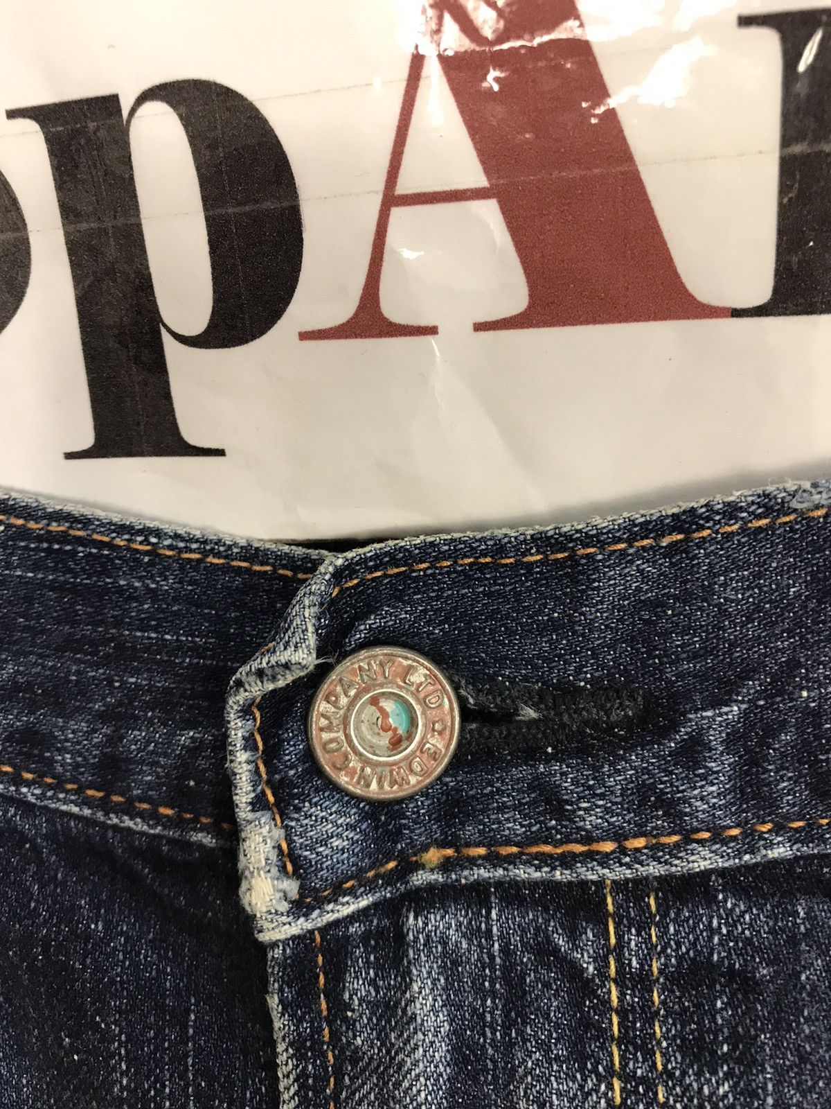 Edwin × Vintage Vintage Edwin 503 Distressed Denim Jeans Size US 37 - 7 Thumbnail