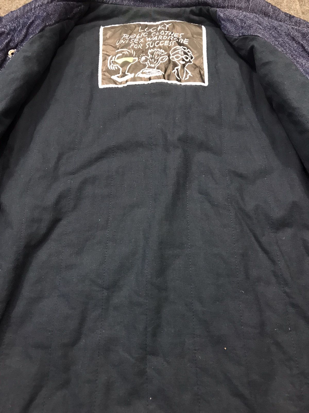 Japanese Brand × Vintage Jacket Lucky Indigo Denim Zipper Design Size US XL / EU 56 / 4 - 11 Thumbnail