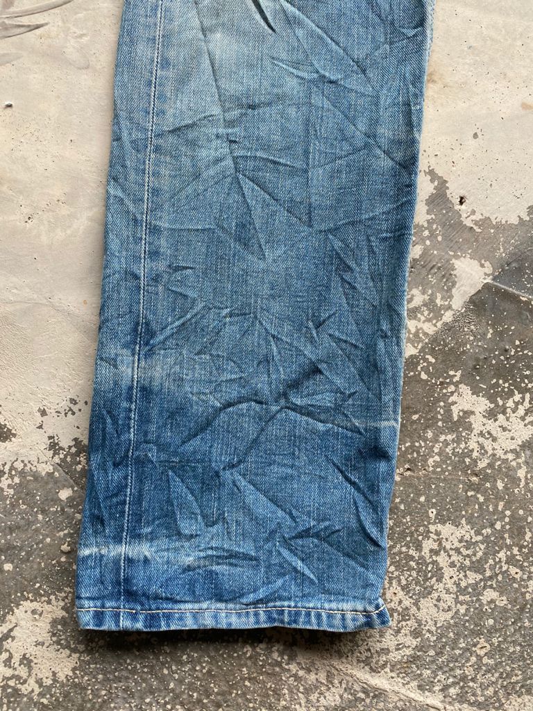 Lee RARE🔥Vintage Lee Cowboy Distress Denim Selvedge Jeans Pants Size US 31 - 7 Thumbnail