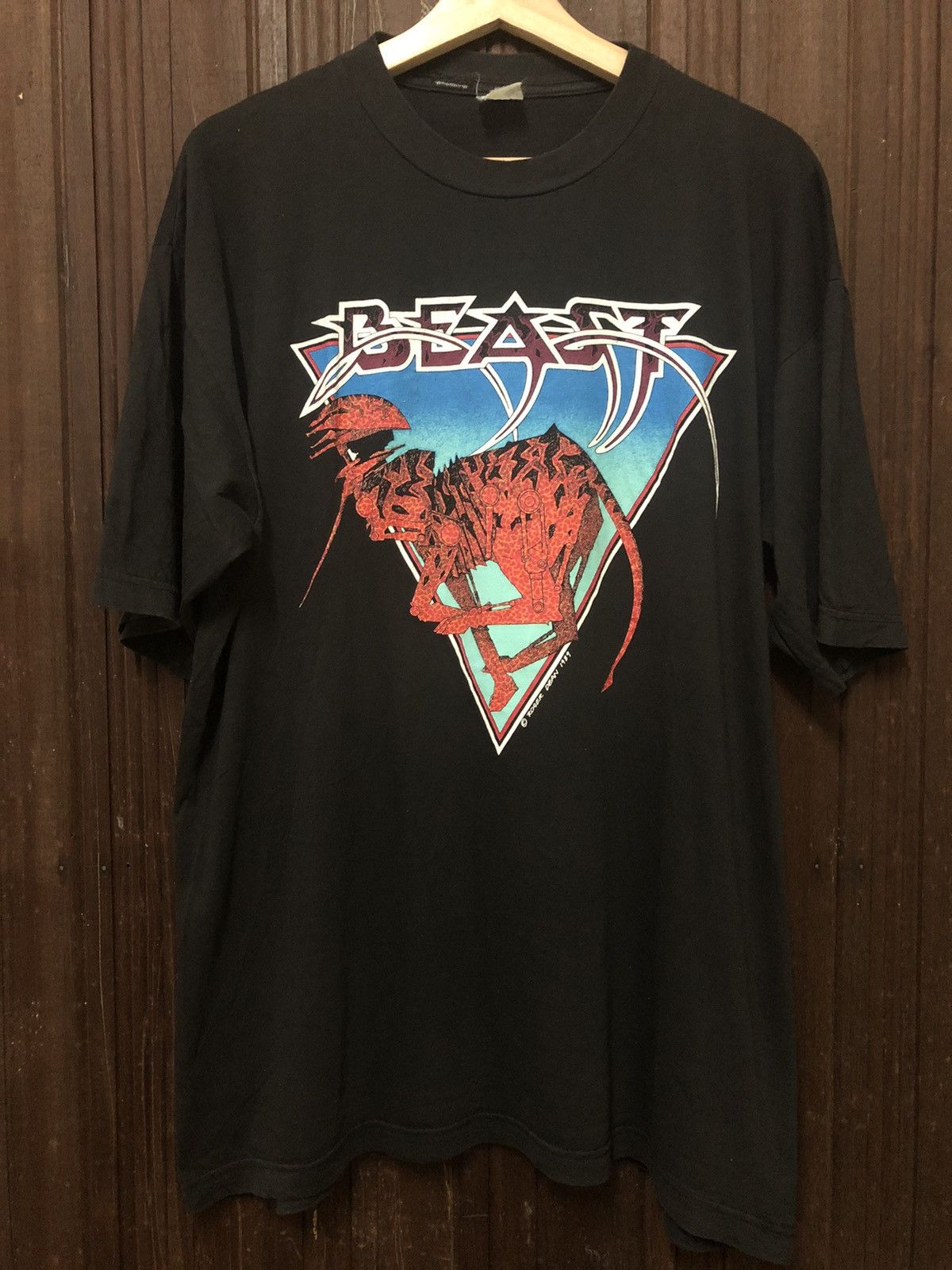 Vintage Vintage 80s Shadow of the Beast Games Tee Size US XL / EU 56 / 4 - 1 Thumbnail