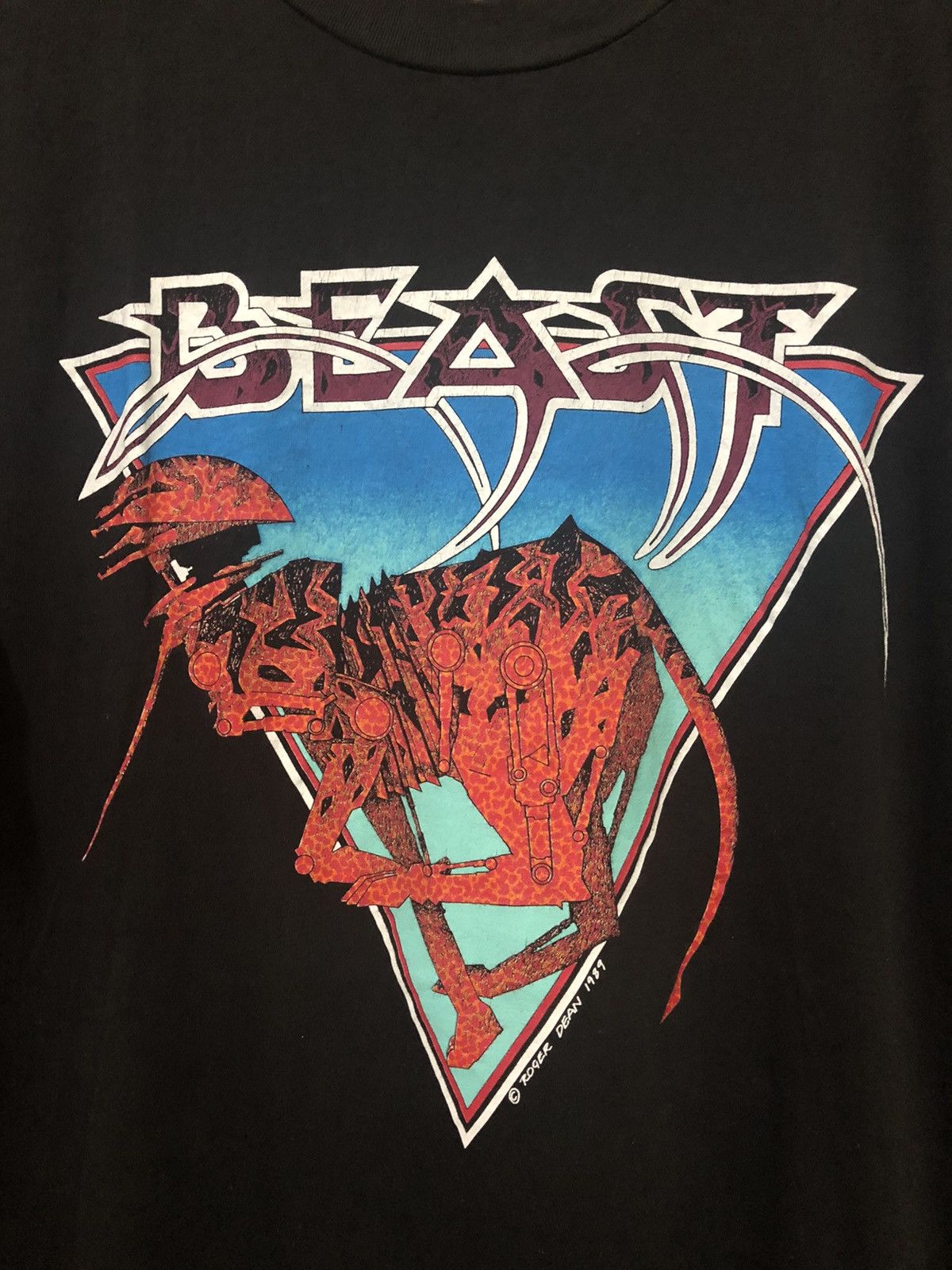 Vintage Vintage 80s Shadow of the Beast Games Tee Size US XL / EU 56 / 4 - 2 Thumbnail