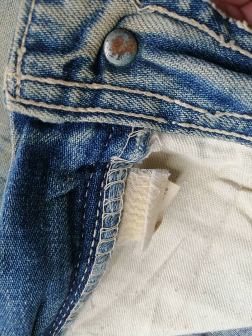 Vintage RARE🔥Vintage Destroy Distress BOBSON Jeans Rusty Style Size US 29 - 7 Thumbnail