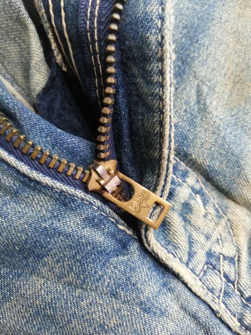 Vintage RARE🔥Vintage Destroy Distress BOBSON Jeans Rusty Style Size US 29 - 6 Thumbnail