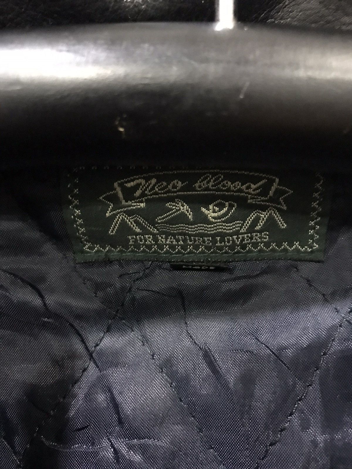 Japanese Brand Vintage NEO BLOOD Leather Sleeve Varsity Jacke Size US L / EU 52-54 / 3 - 9 Thumbnail