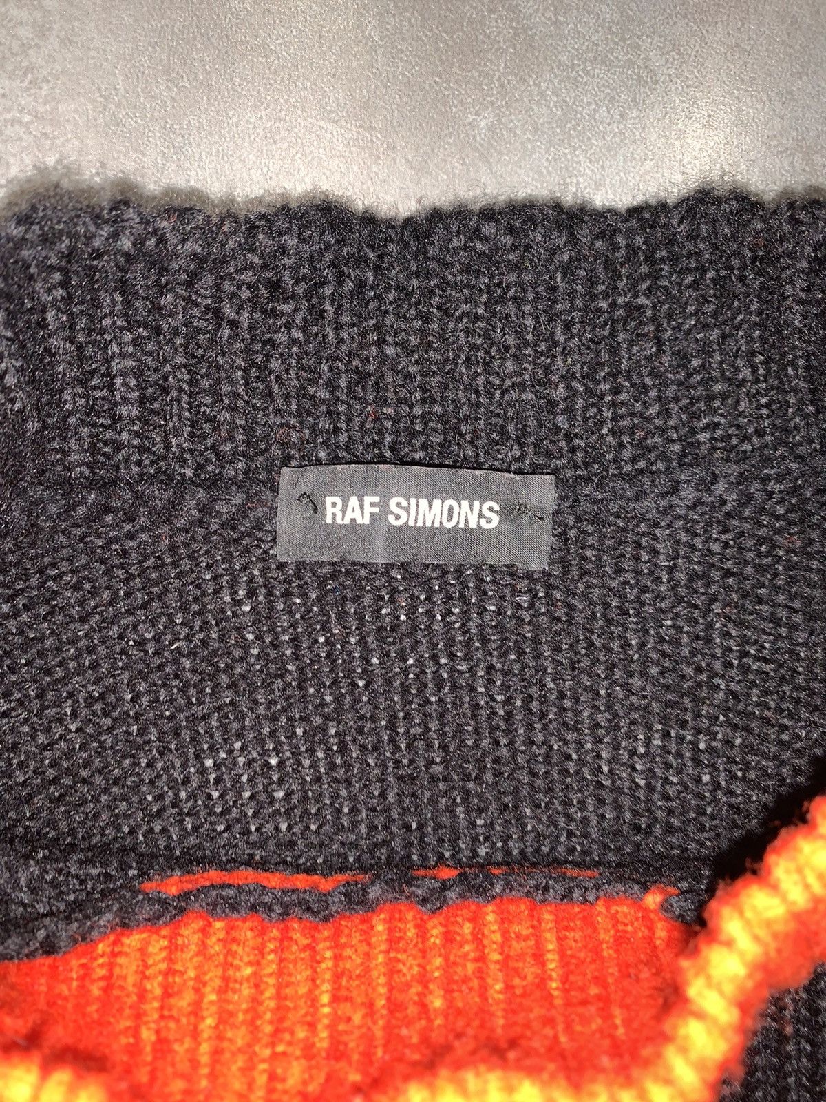 Raf Simons AW15 Raf Simons Colorblock Mock Neck Wool Sweater Size US S / EU 44-46 / 1 - 11 Thumbnail