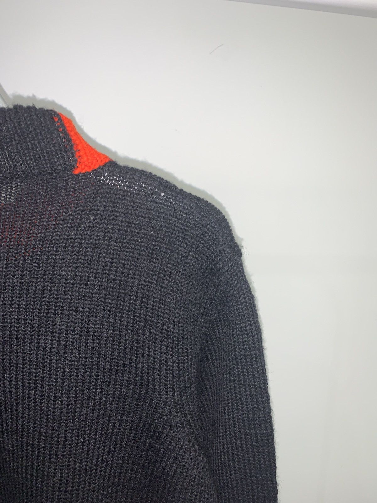 Raf Simons AW15 Raf Simons Colorblock Mock Neck Wool Sweater Size US S / EU 44-46 / 1 - 7 Thumbnail
