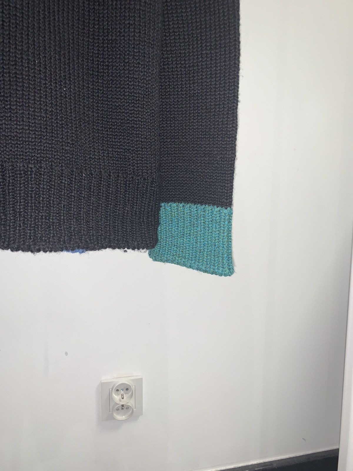 Raf Simons AW15 Raf Simons Colorblock Mock Neck Wool Sweater Size US S / EU 44-46 / 1 - 8 Thumbnail