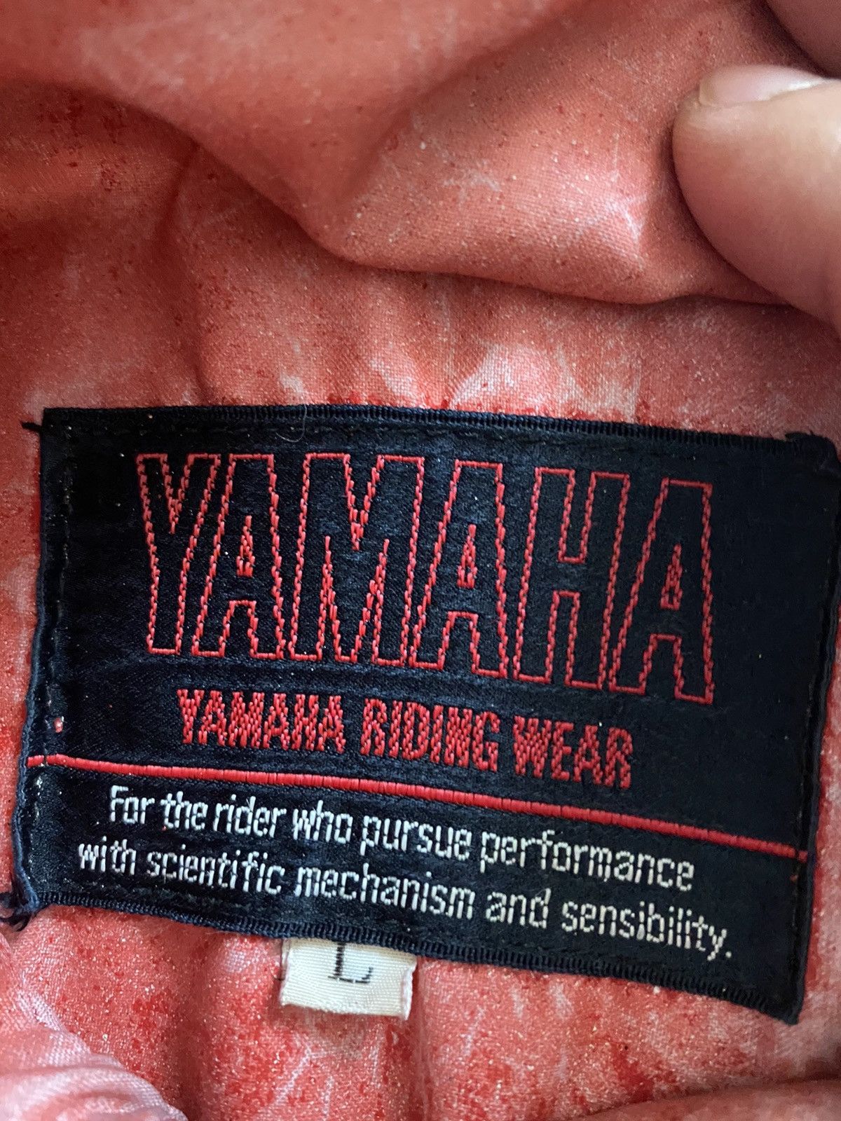 Vintage Yamaha rider wear racing Vintage jacket Design Rare Size US L / EU 52-54 / 3 - 14 Thumbnail