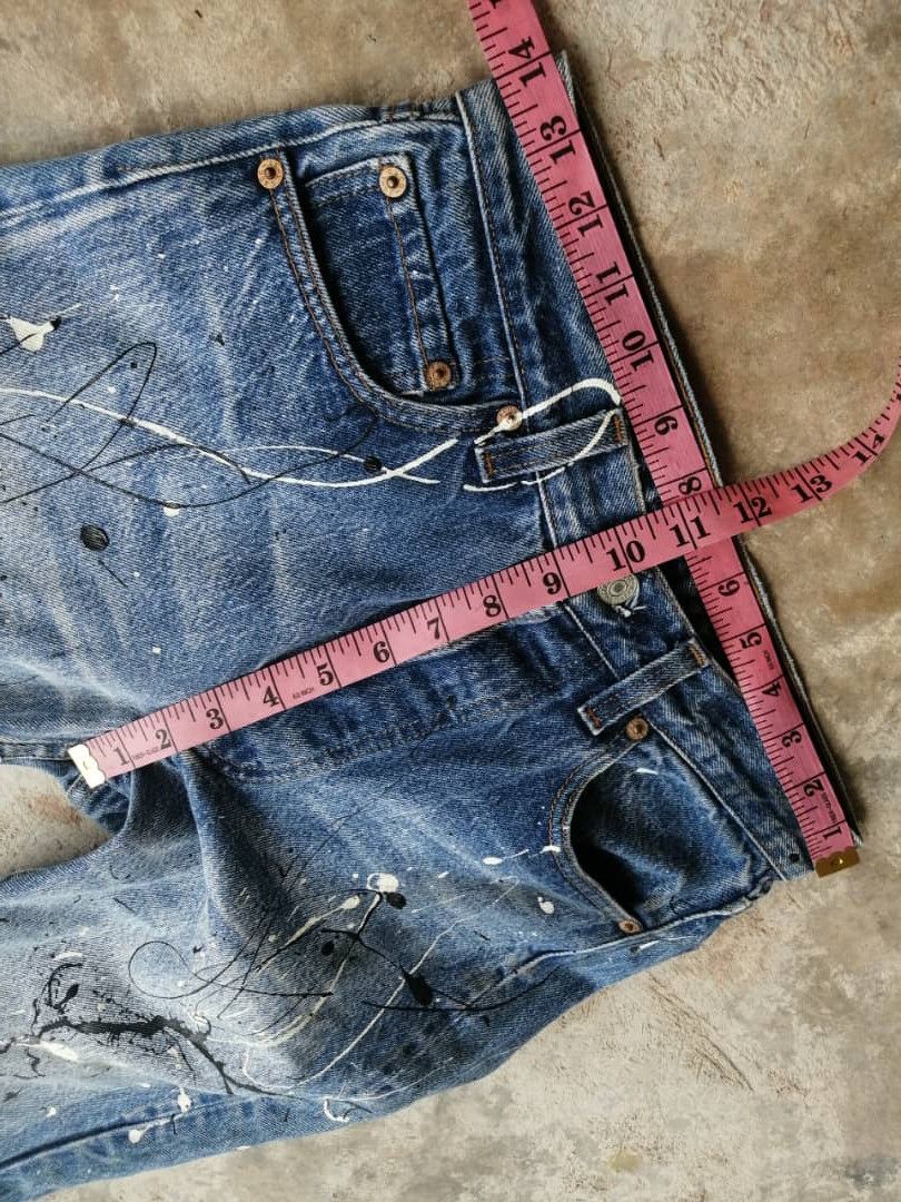 Levi's × Vintage Vintage Dirty Painter 80s Levi's 501 Jeans Reworked Size US 28 / EU 44 - 16 Thumbnail
