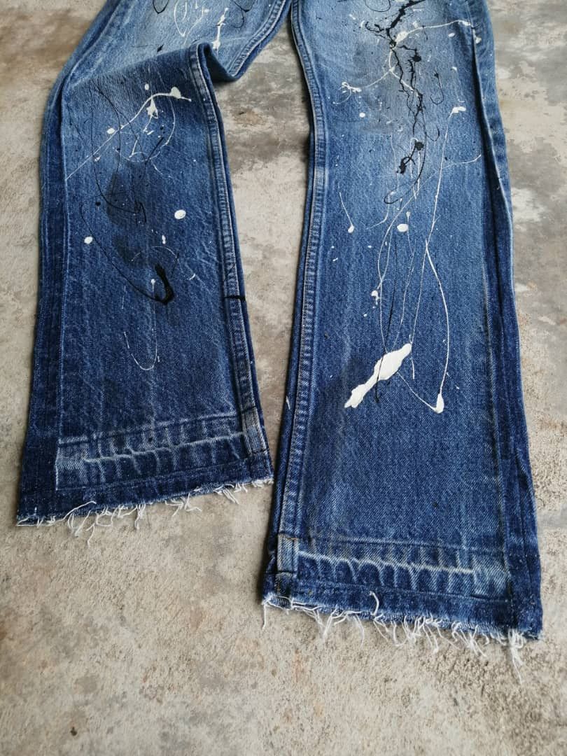 Levi's × Vintage Vintage Dirty Painter 80s Levi's 501 Jeans Reworked Size US 28 / EU 44 - 8 Thumbnail