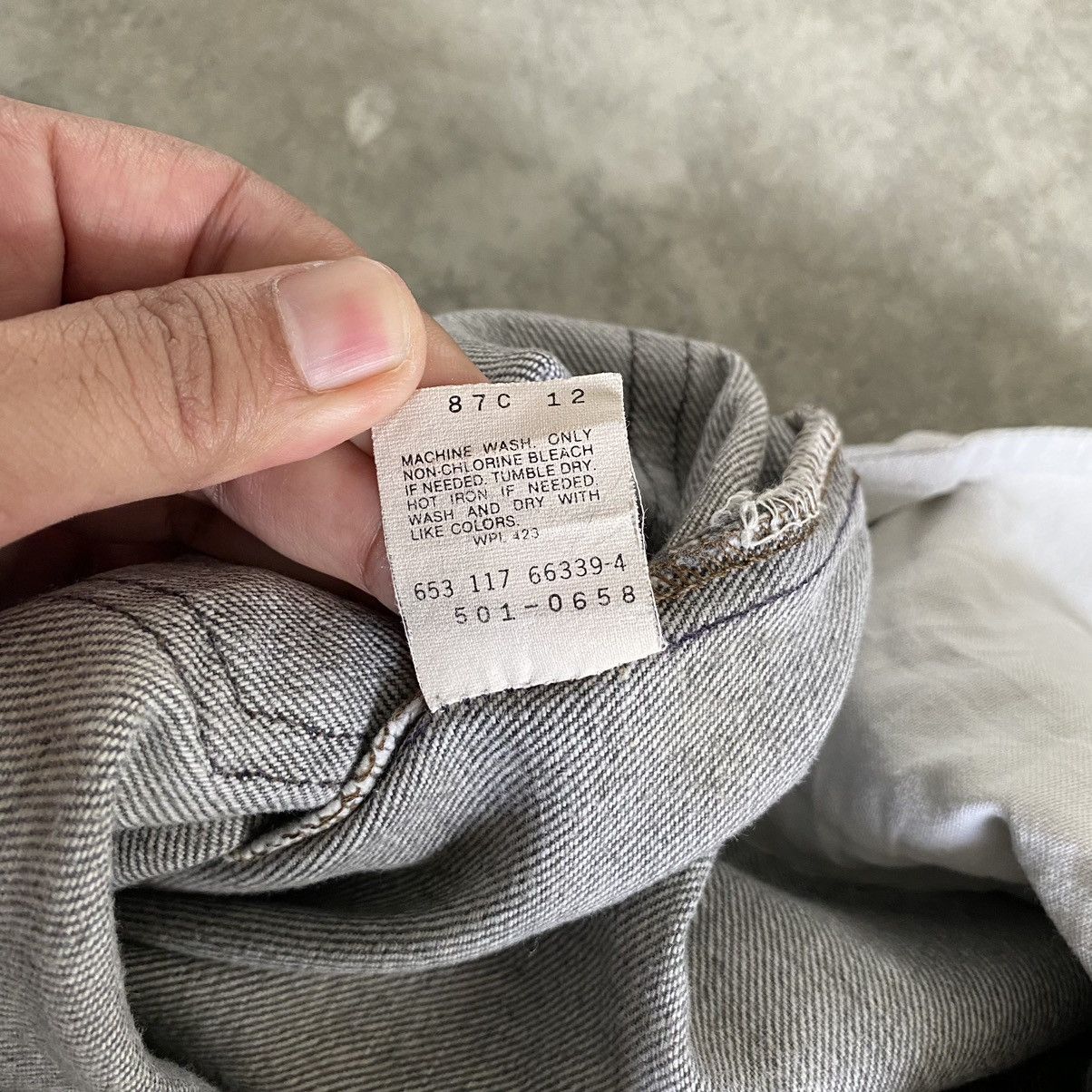 Levi's Size 35x33.5VTG Late 80’s Levi's 501 Gravel Grey Jeans Size US 35 - 24 Thumbnail