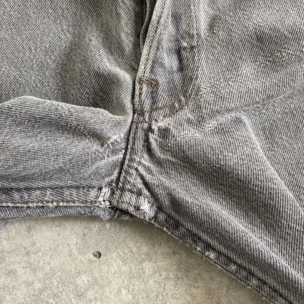 Levi's Size 35x33.5VTG Late 80’s Levi's 501 Gravel Grey Jeans Size US 35 - 10 Thumbnail