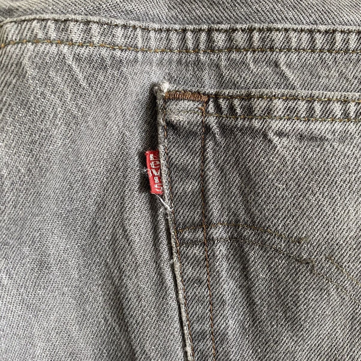 Levi's Size 35x33.5VTG Late 80’s Levi's 501 Gravel Grey Jeans Size US 35 - 20 Thumbnail