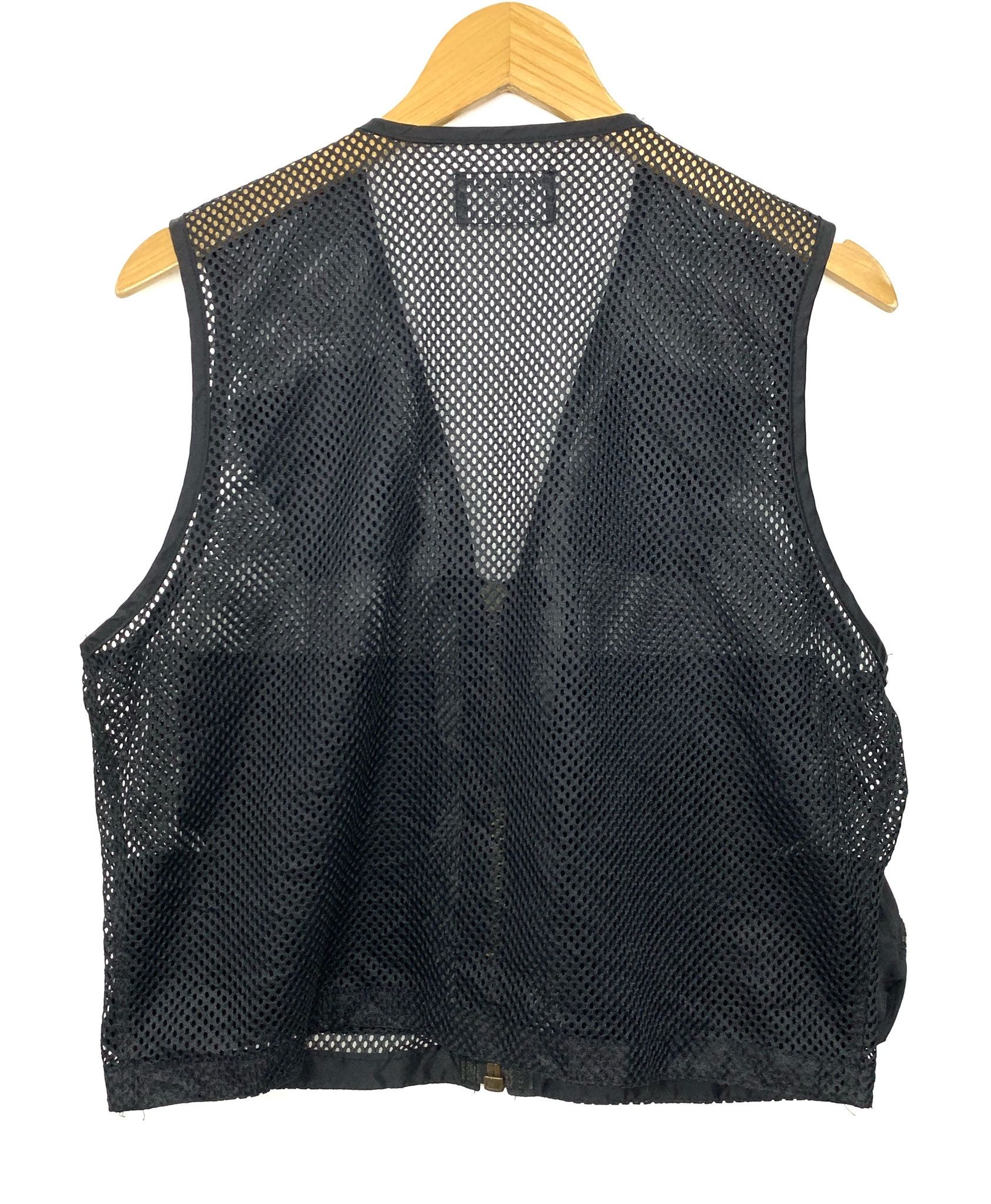 Designer × Japanese Brand Fishnet Tactical Utility Pocket Black Vests Jacket Size US M / EU 48-50 / 2 - 3 Thumbnail
