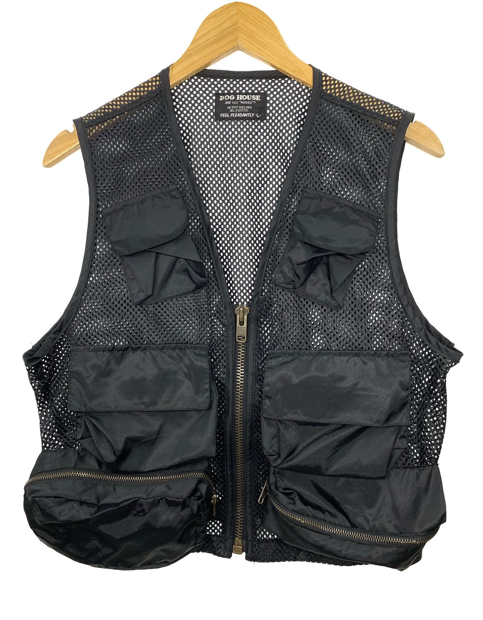 Designer × Japanese Brand Fishnet Tactical Utility Pocket Black Vests Jacket Size US M / EU 48-50 / 2 - 1 Thumbnail