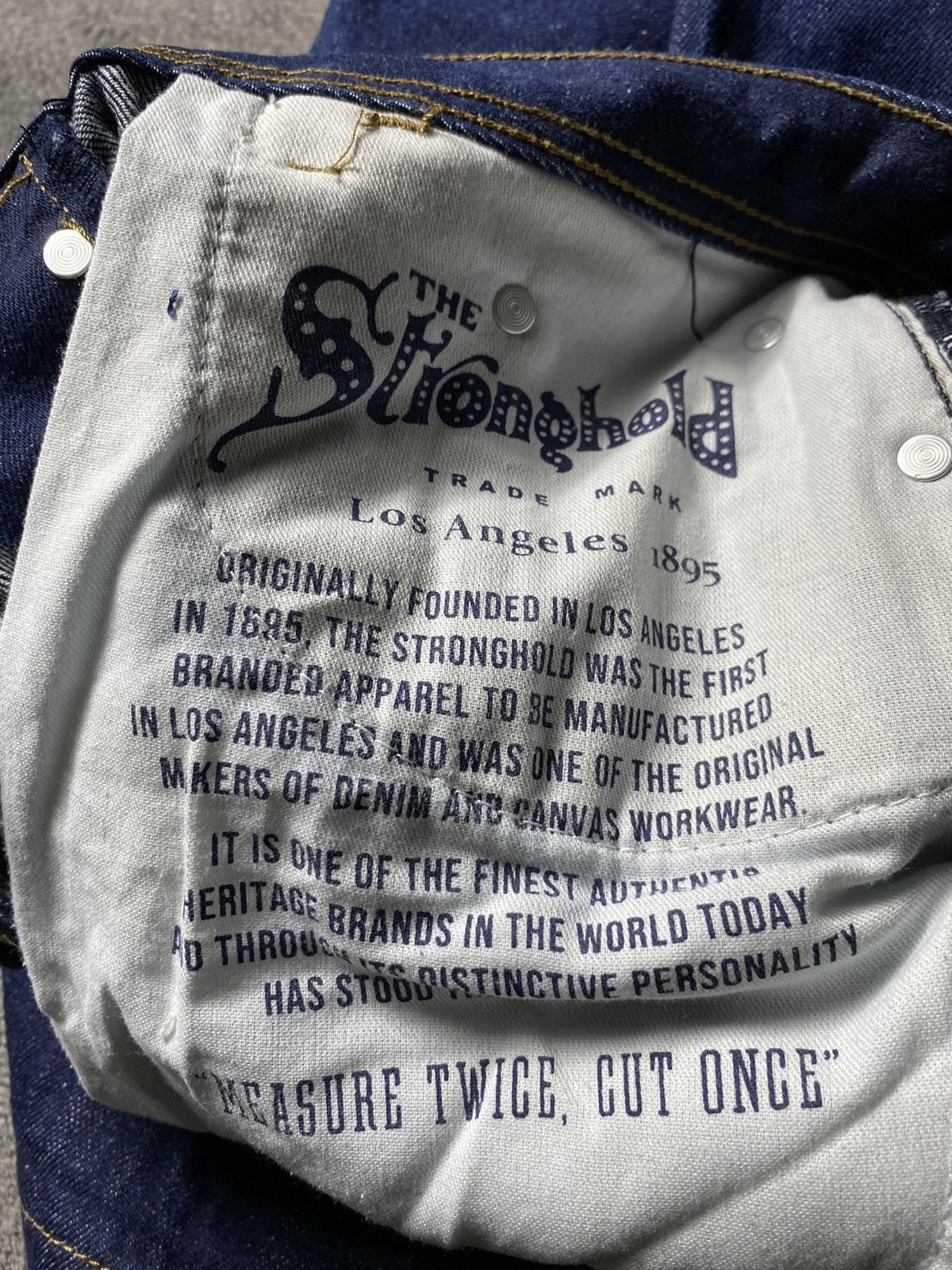 The Stronghold The Stronghold denim selvedge jeans size 30 Size US 30 / EU 46 - 5 Thumbnail