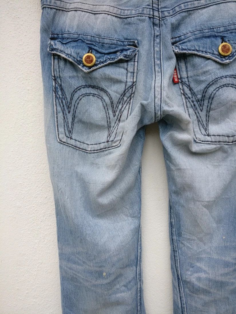 Edwin Vintage Edwin Blue Trip Denim Bottom Jeans Trouser Size US 34 / EU 50 - 14 Thumbnail