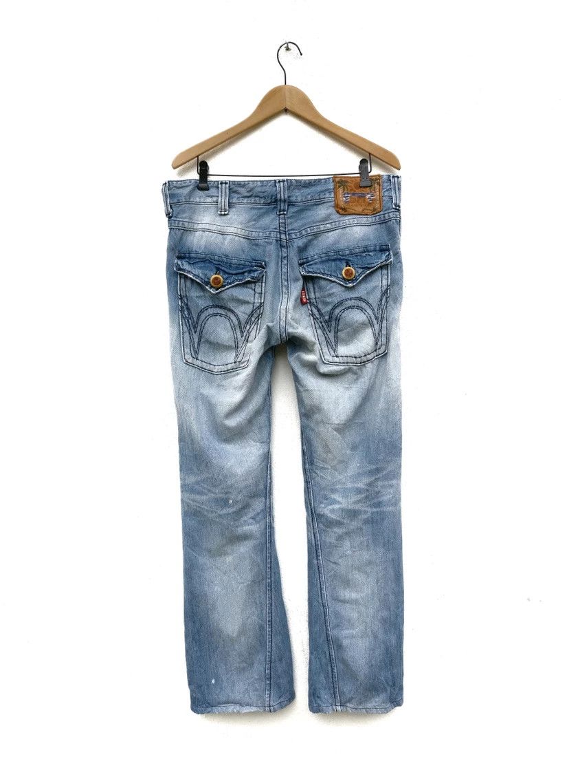 Edwin Vintage Edwin Blue Trip Denim Bottom Jeans Trouser Size US 34 / EU 50 - 2 Thumbnail