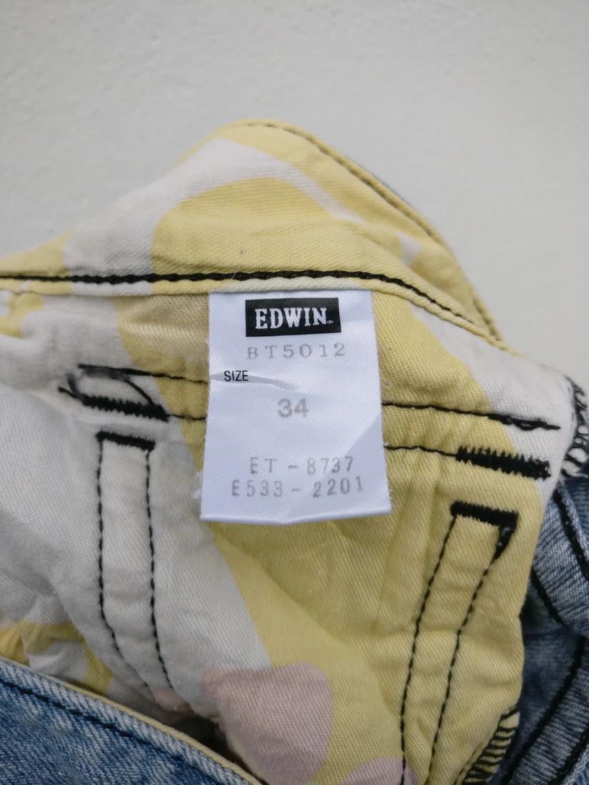 Edwin Vintage Edwin Blue Trip Denim Bottom Jeans Trouser Size US 34 / EU 50 - 20 Thumbnail