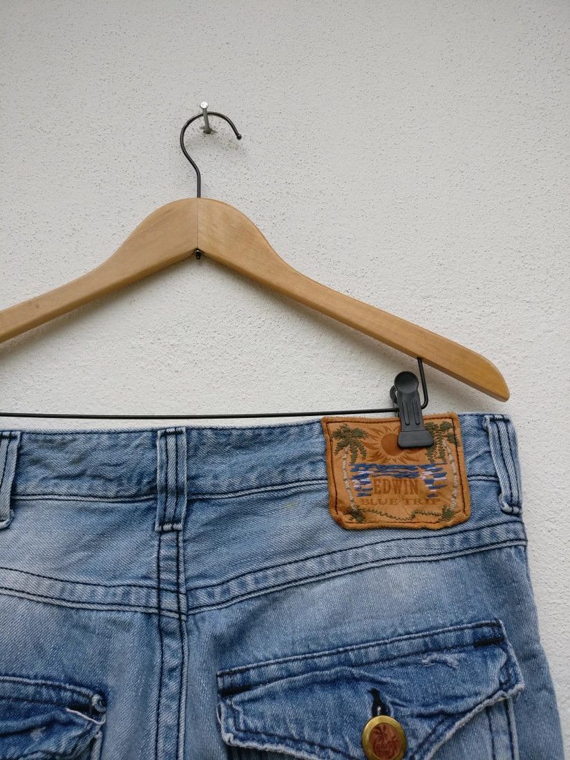 Edwin Vintage Edwin Blue Trip Denim Bottom Jeans Trouser Size US 34 / EU 50 - 18 Thumbnail