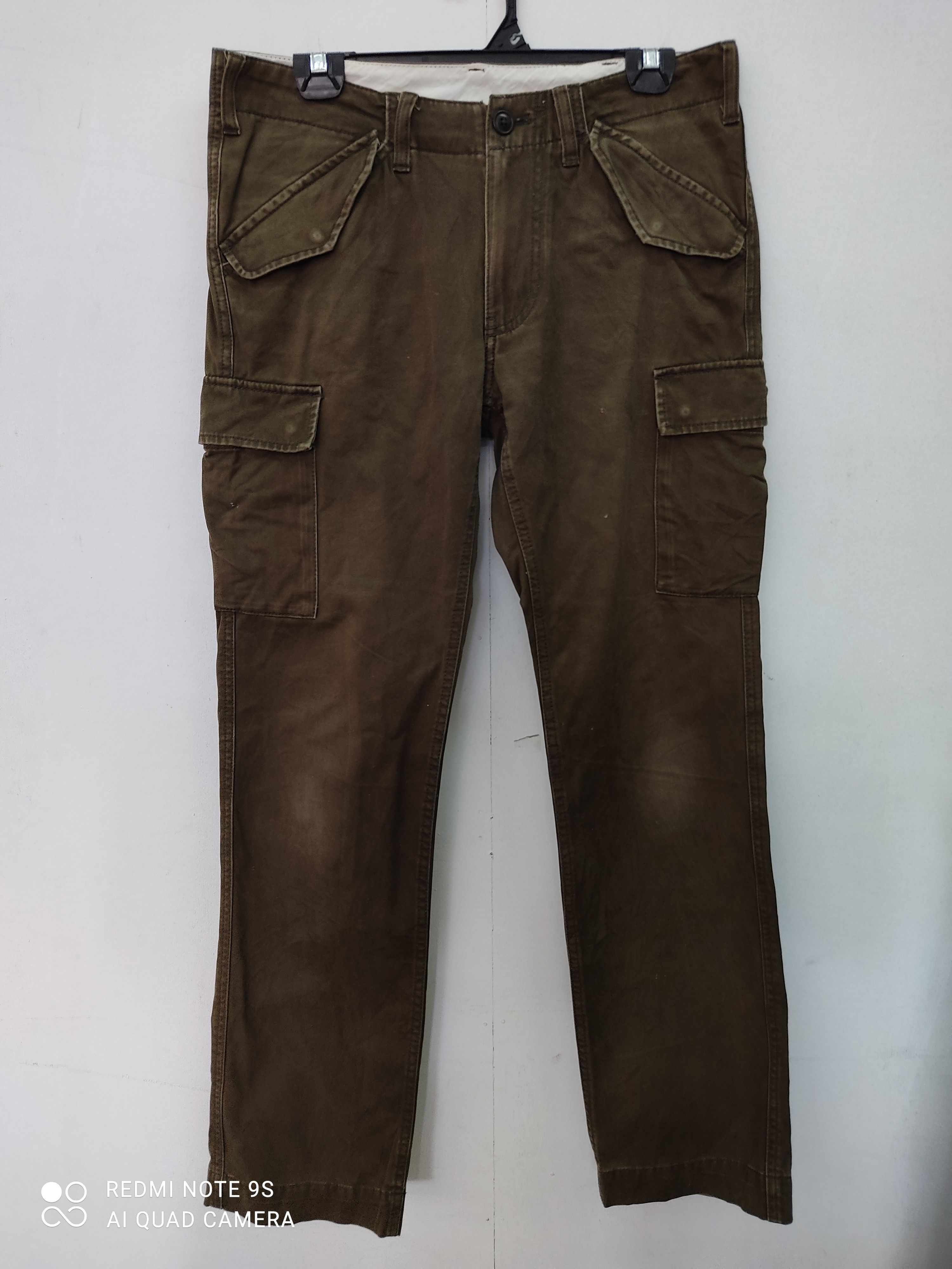Japanese Brand Green Label Relaxing Multipocket Utility Cargo Pant Size US 33 - 1 Thumbnail