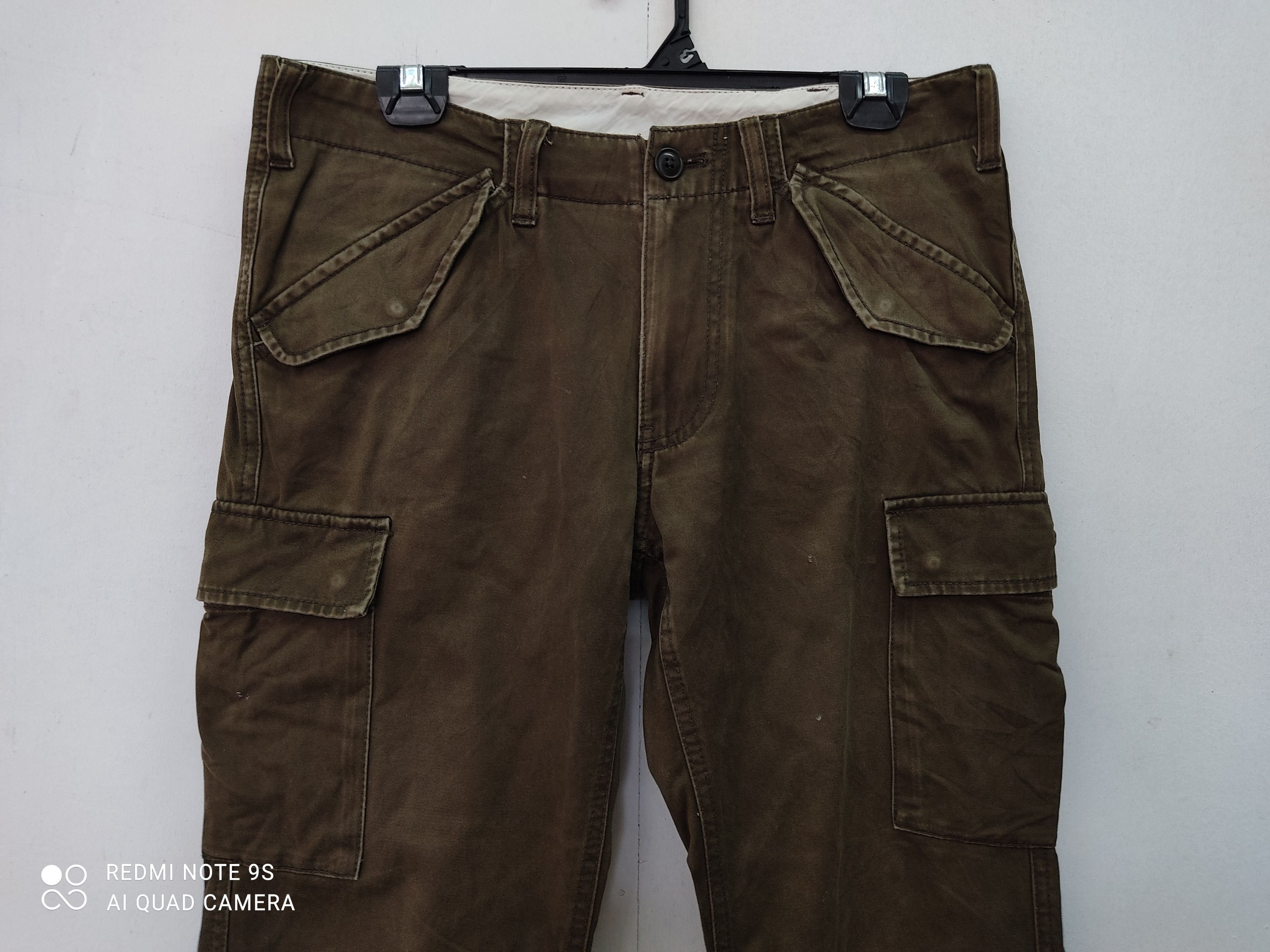 Japanese Brand Green Label Relaxing Multipocket Utility Cargo Pant Size US 33 - 2 Thumbnail