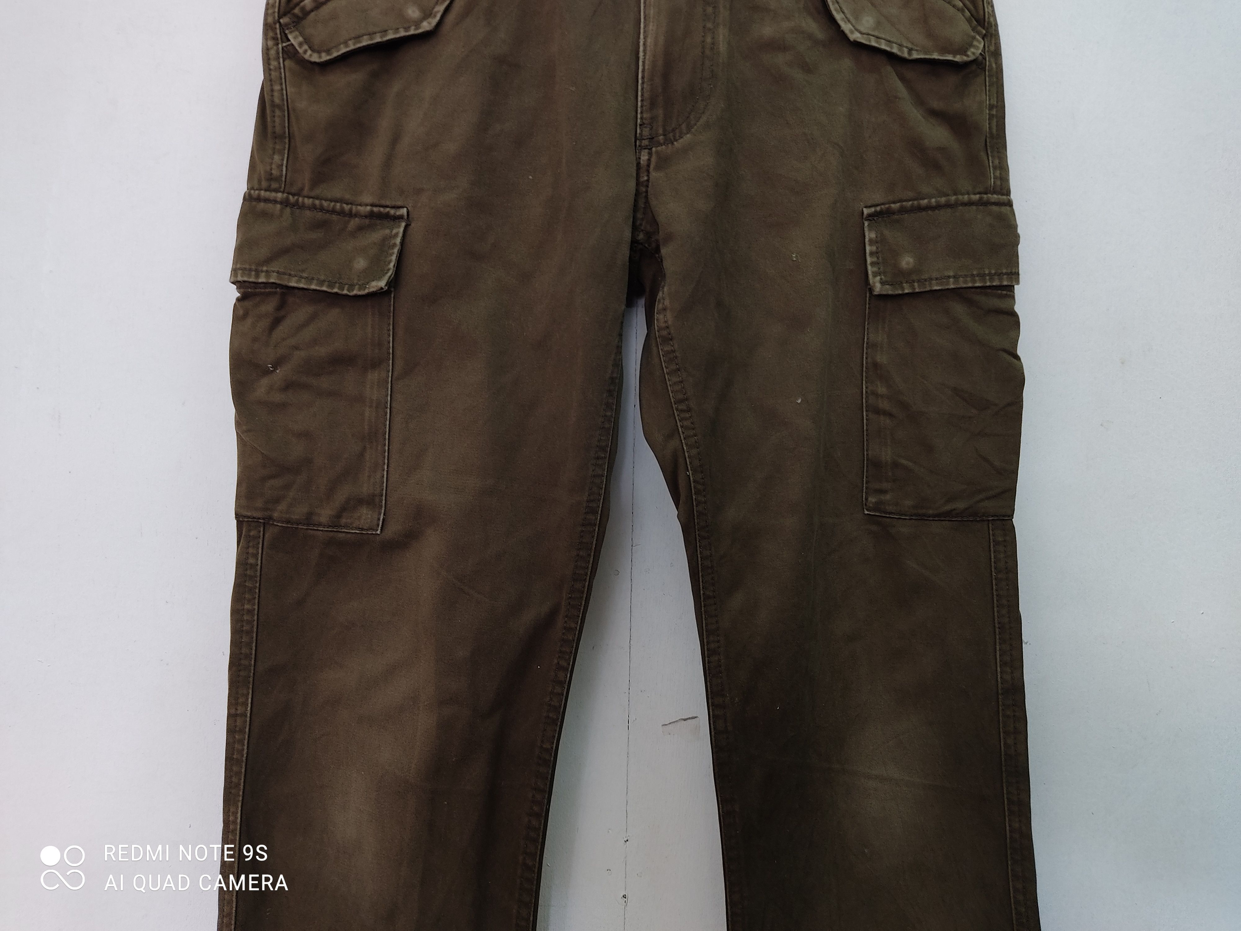 Japanese Brand Green Label Relaxing Multipocket Utility Cargo Pant Size US 33 - 3 Thumbnail