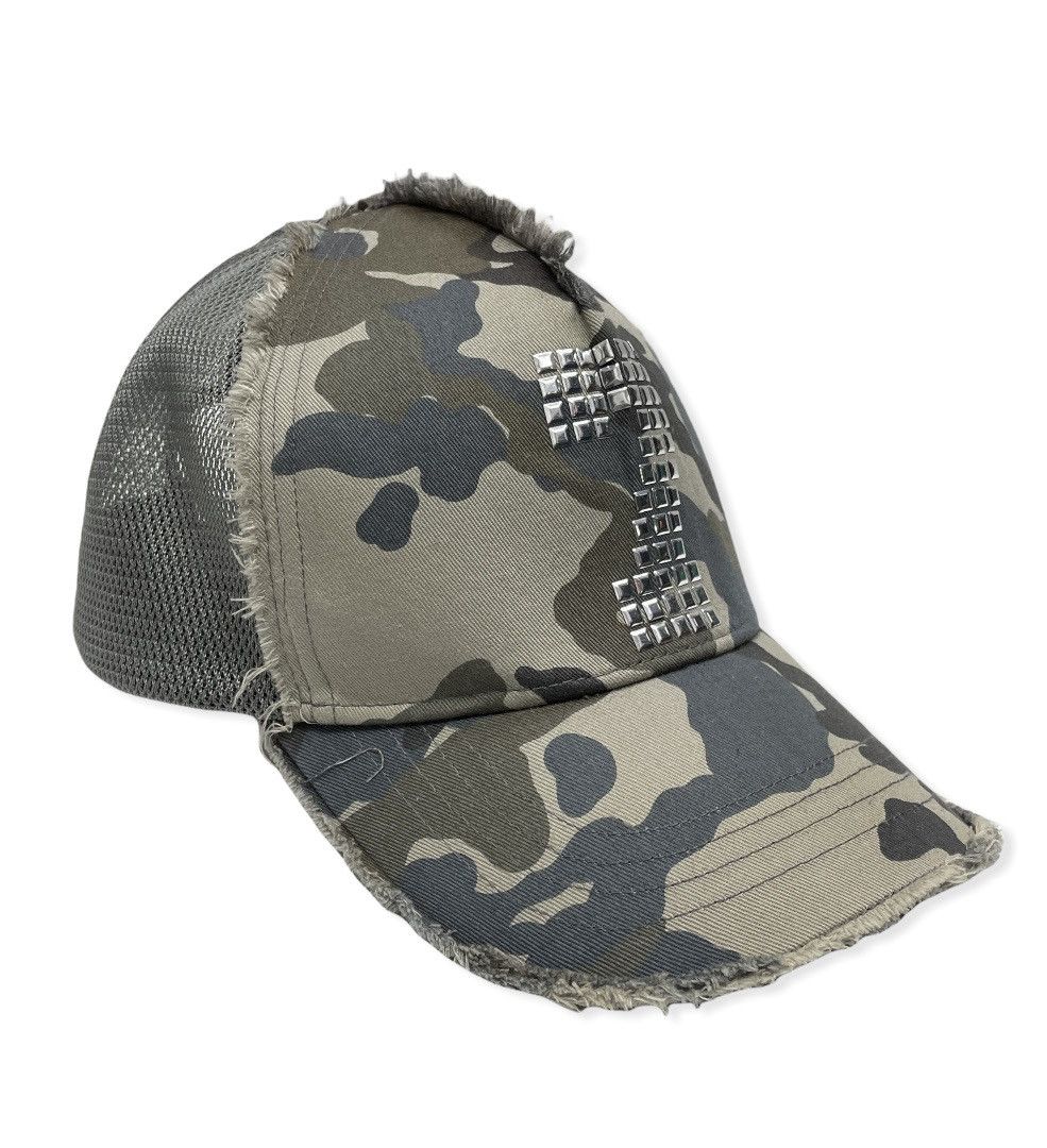 Japanese Brand Vintage YOSHINARI KOTAKE DESIGN Camo Trucker Cap Size ONE SIZE - 2 Thumbnail