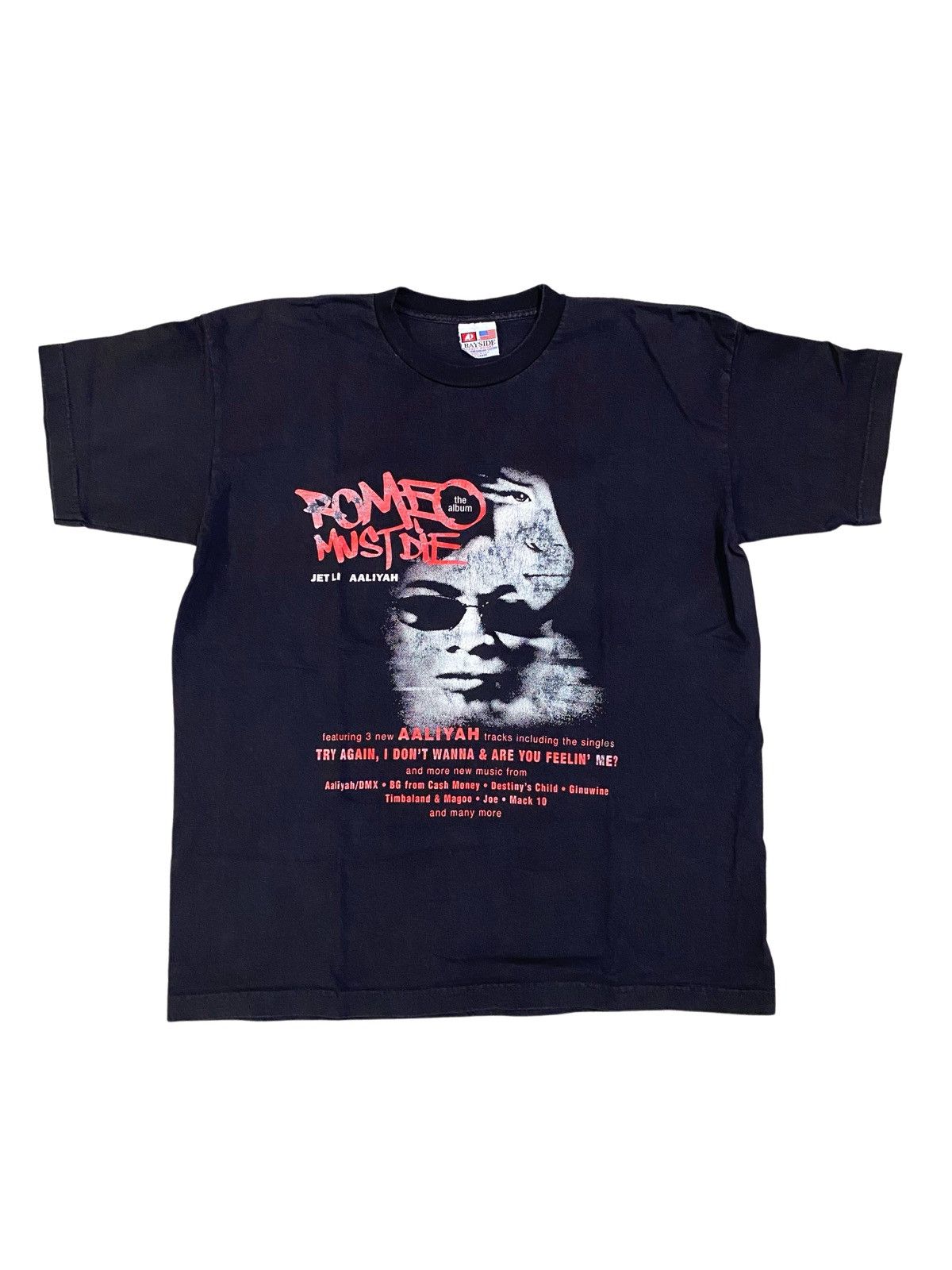 Vintage × Warner Bros ROMEO MUST DIE MOVIE SOUNDTRACK TEE SHIRT  