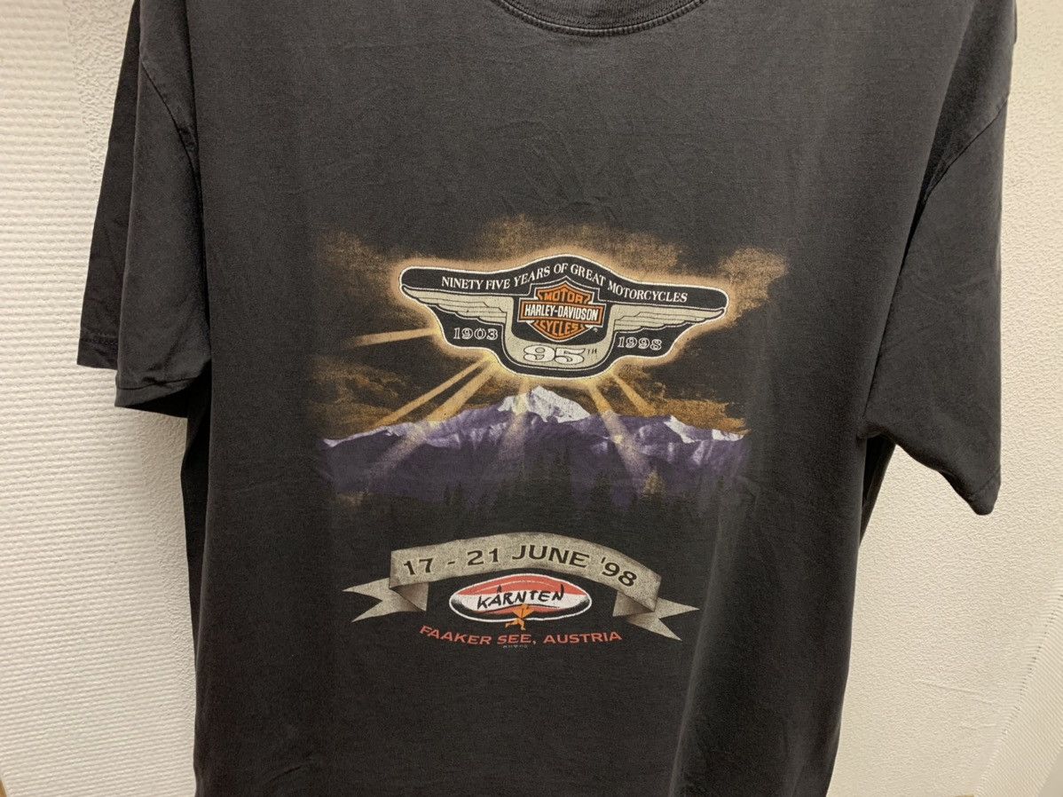Band Tees Harley Davidson vintage tour 1998 Xl t-shirt karnten 95th Size US XL / EU 56 / 4 - 2 Thumbnail