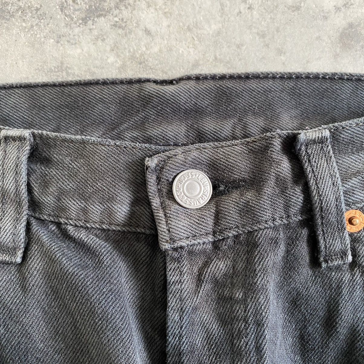 Levi's Size 30x34 Vintage Levi's 501 Faded Black Denim Jeans Size US 30 / EU 46 - 6 Thumbnail