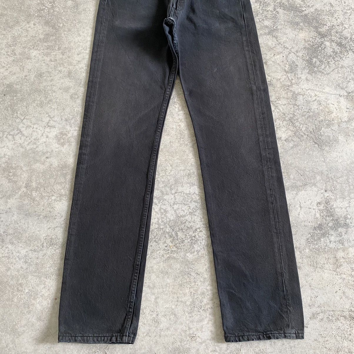 Levi's Size 30x34 Vintage Levi's 501 Faded Black Denim Jeans Size US 30 / EU 46 - 4 Thumbnail