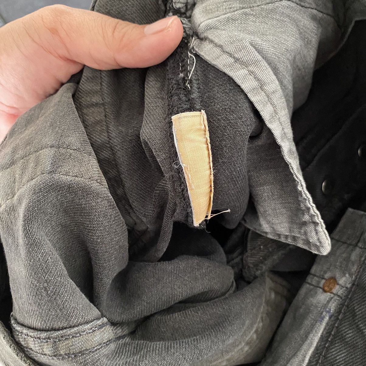 Levi's Size 30x34 Vintage Levi's 501 Faded Black Denim Jeans Size US 30 / EU 46 - 18 Thumbnail
