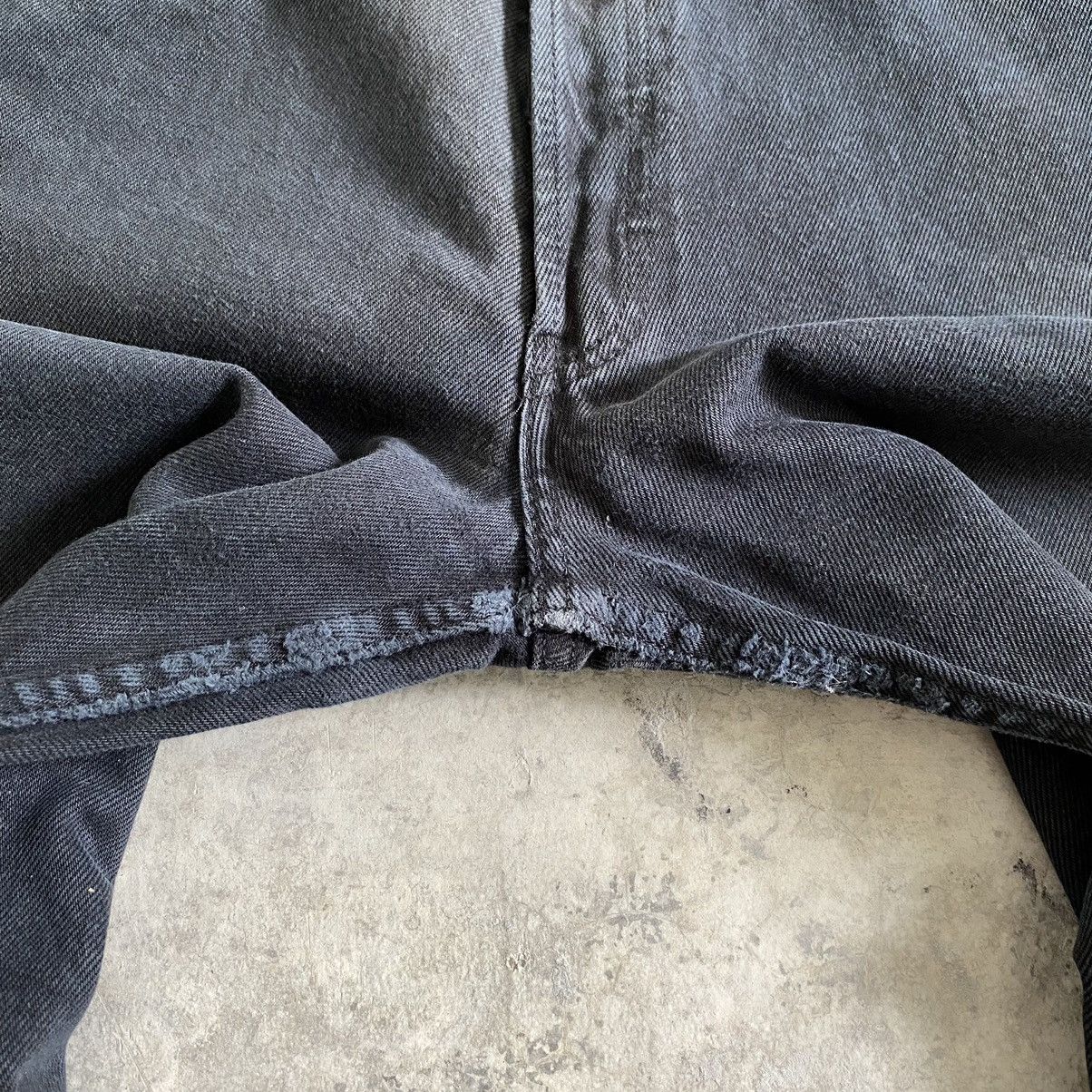 Levi's Size 30x34 Vintage Levi's 501 Faded Black Denim Jeans Size US 30 / EU 46 - 8 Thumbnail