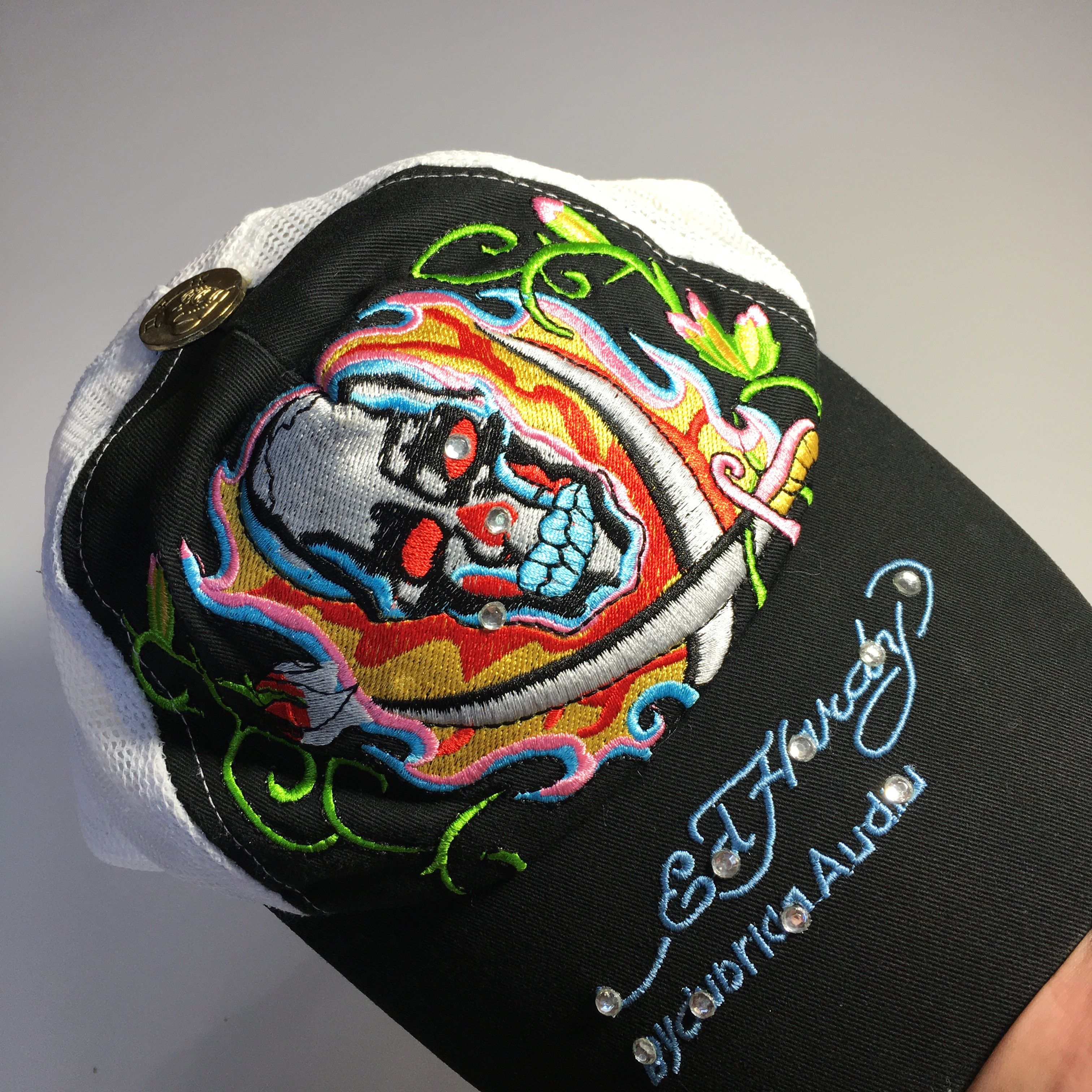 Ed Hardy × Vintage Vintage Ed Hardy Trucker Hat Cap Size ONE SIZE - 4 Thumbnail