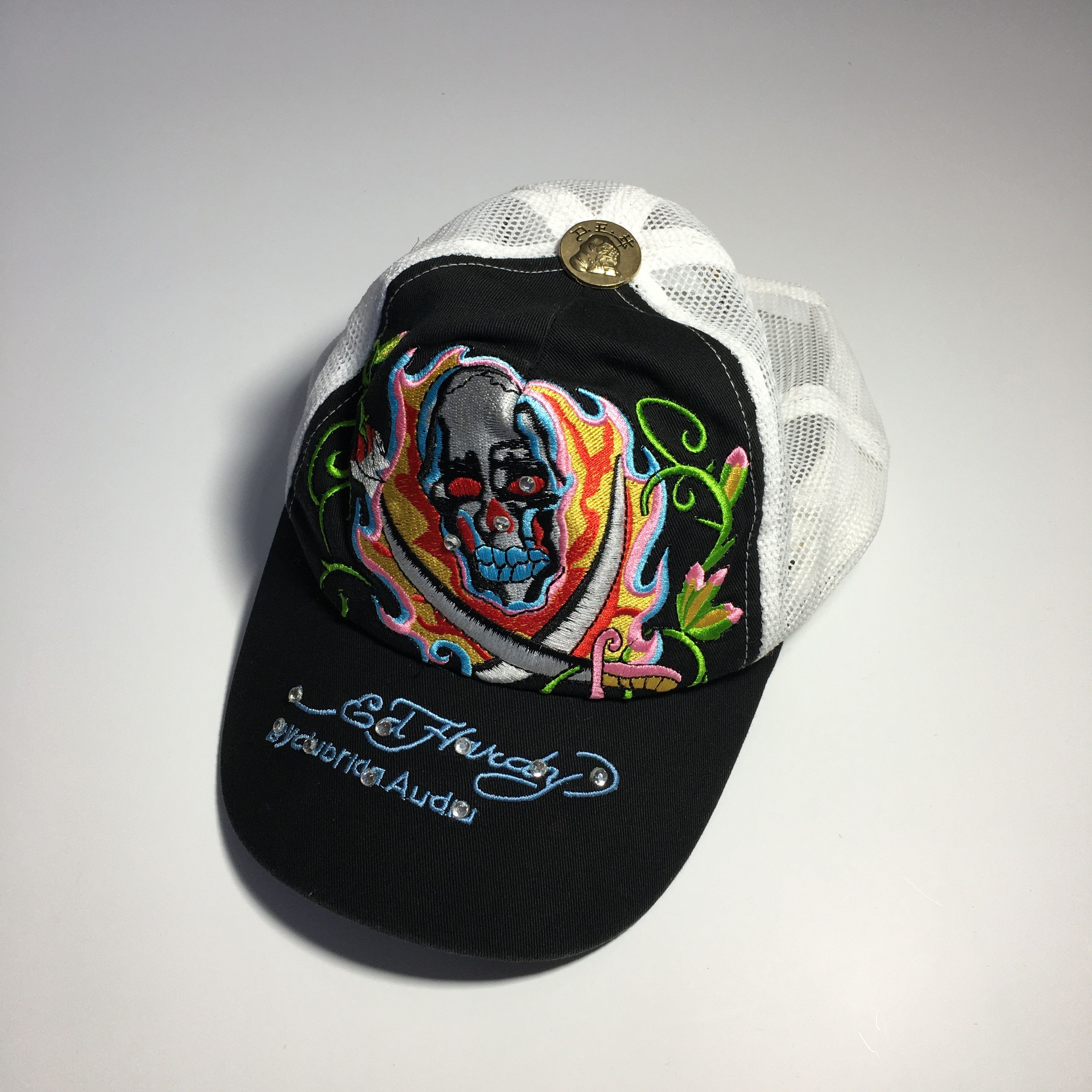 Ed Hardy × Vintage Vintage Ed Hardy Trucker Hat Cap Size ONE SIZE - 1 Thumbnail