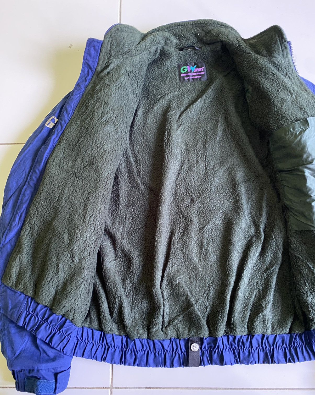 Goldwin Goldwin O.M.C.C Riders Sherpa Motorcycle blue Jackets Size US L / EU 52-54 / 3 - 4 Thumbnail