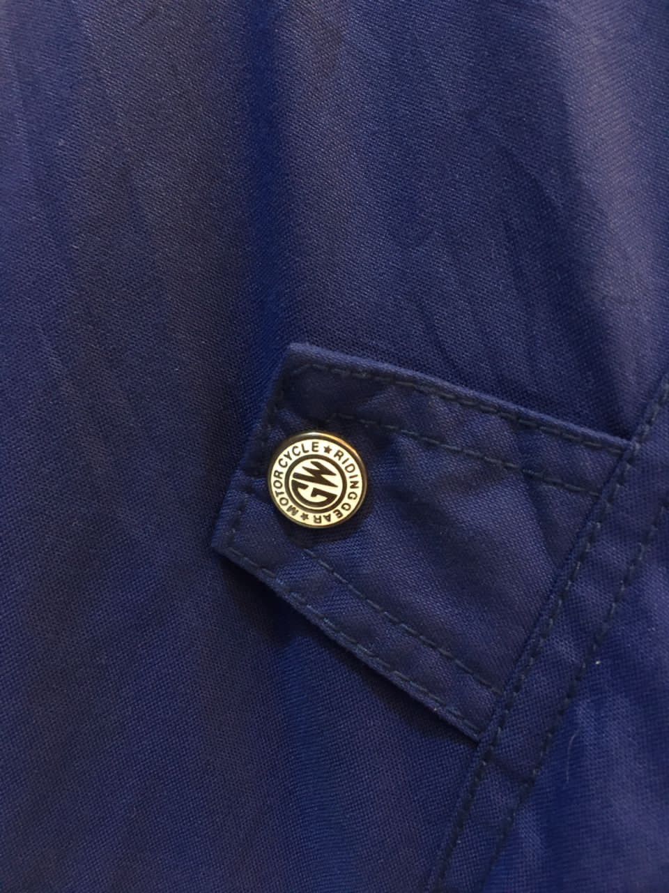 Goldwin Goldwin O.M.C.C Riders Sherpa Motorcycle blue Jackets Size US L / EU 52-54 / 3 - 11 Thumbnail