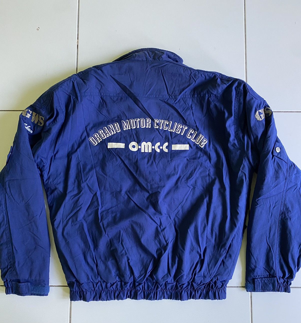 Goldwin Goldwin O.M.C.C Riders Sherpa Motorcycle blue Jackets Size US L / EU 52-54 / 3 - 2 Thumbnail