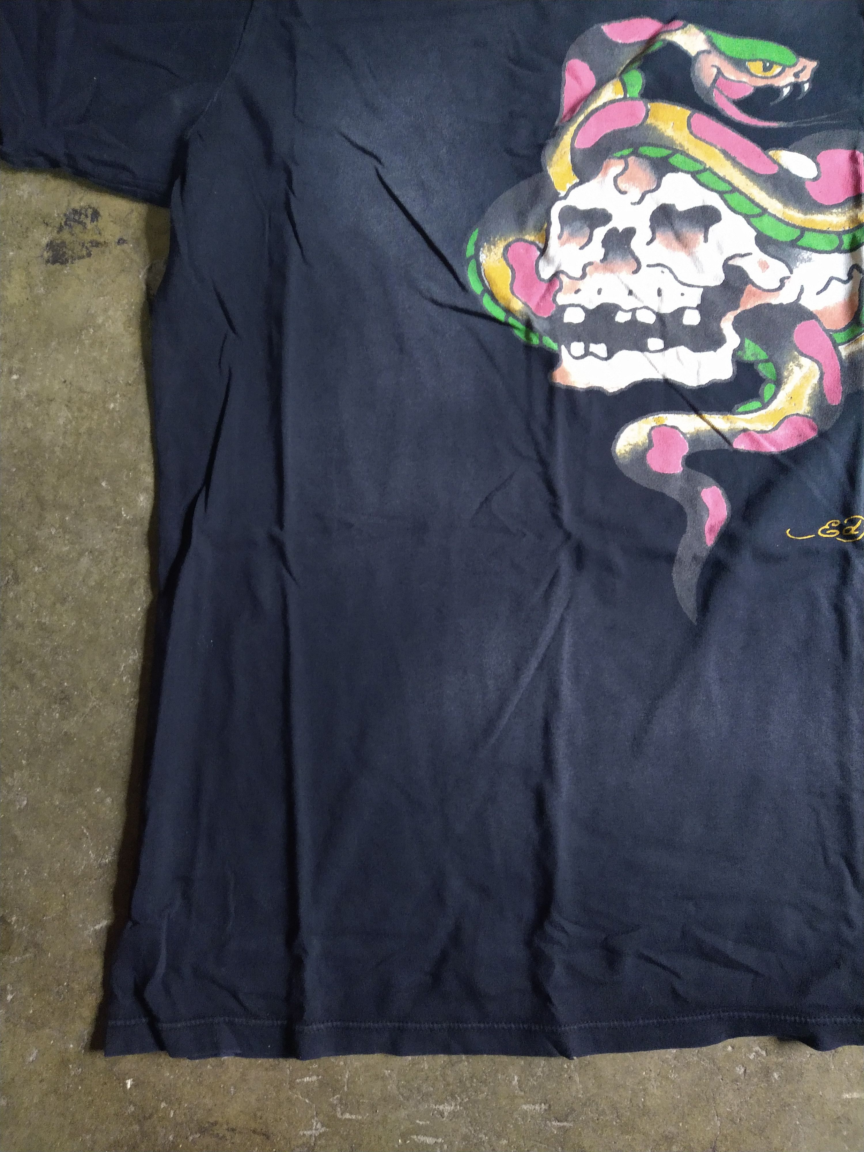 Christian Audigier Ed Hardy Tshirt Men's Size 2XL XXL Black Skull Snake Size US XXL / EU 58 / 5 - 6 Thumbnail