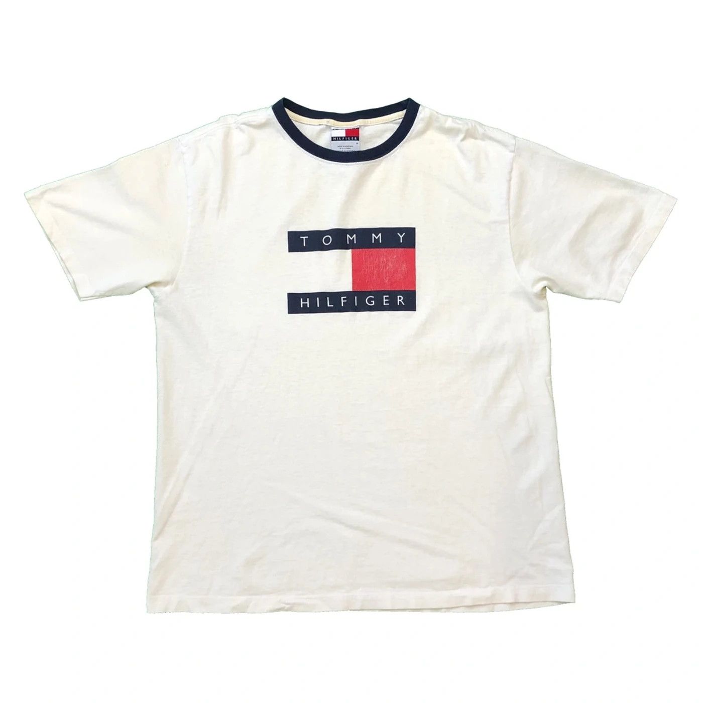 Tommy Hilfiger Vintage 90s Tommy Hilfiger Shirt Tommy Flag Short Sleeve Tee Size US M / EU 48-50 / 2 - 1 Thumbnail
