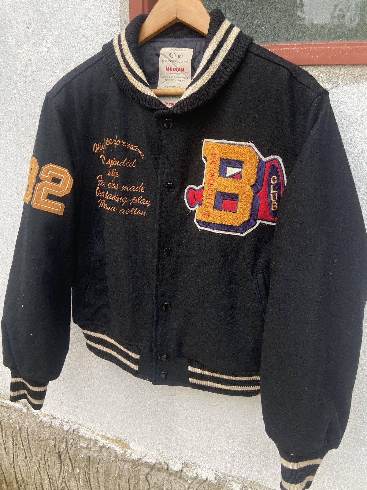 Vintage Vintage Boston Crickets 1992 Letterman Varsity Jacket Size US M / EU 48-50 / 2 - 4 Thumbnail