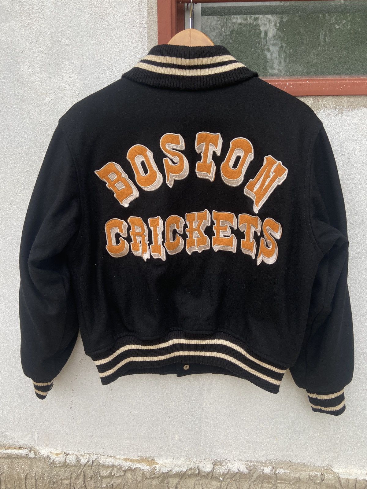 Vintage Vintage Boston Crickets 1992 Letterman Varsity Jacket Size US M / EU 48-50 / 2 - 2 Thumbnail