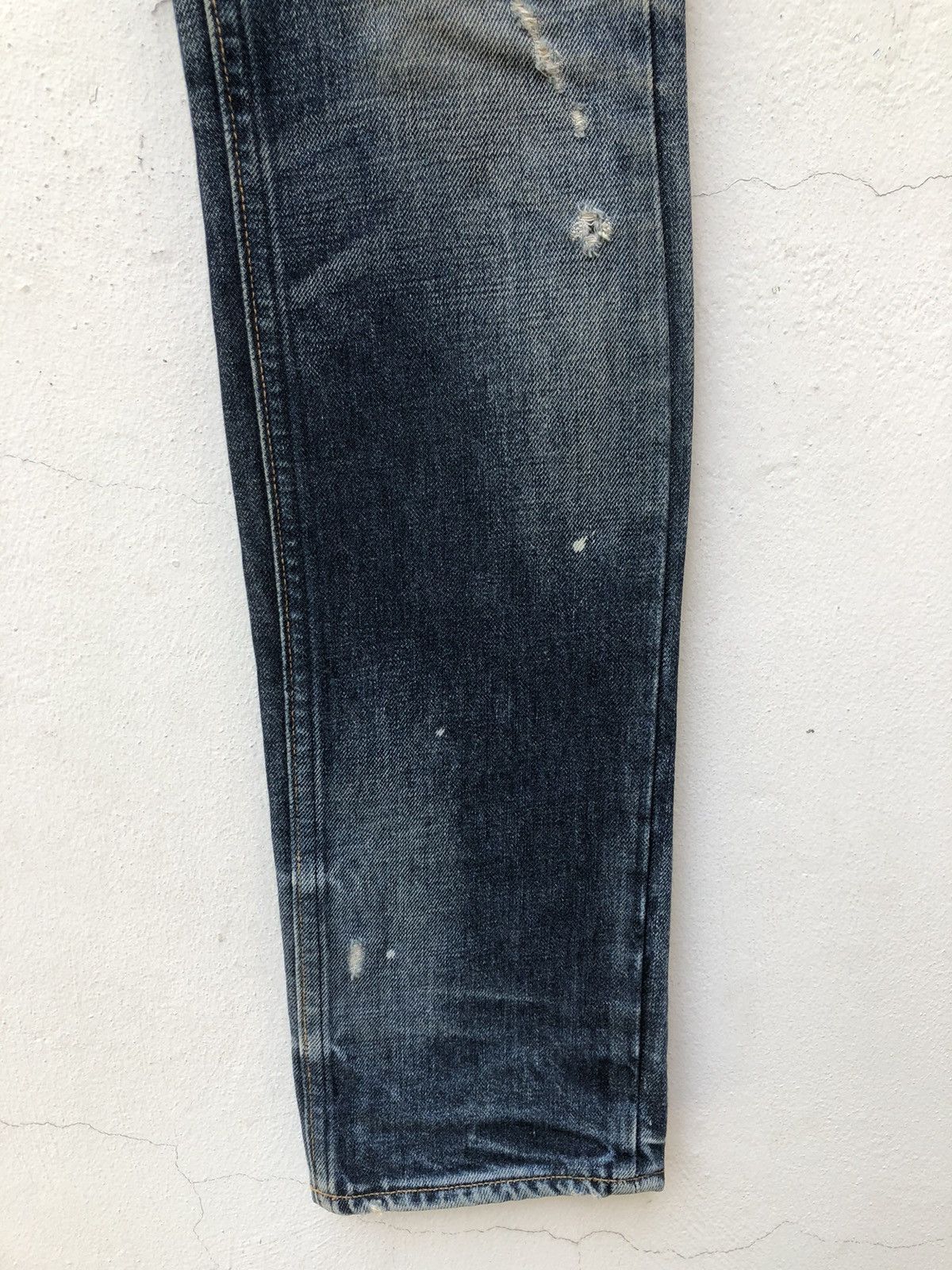 Lounge Lizard Rips Distressed Damaged Denim Jeans Size US 30 / EU 46 - 14 Thumbnail