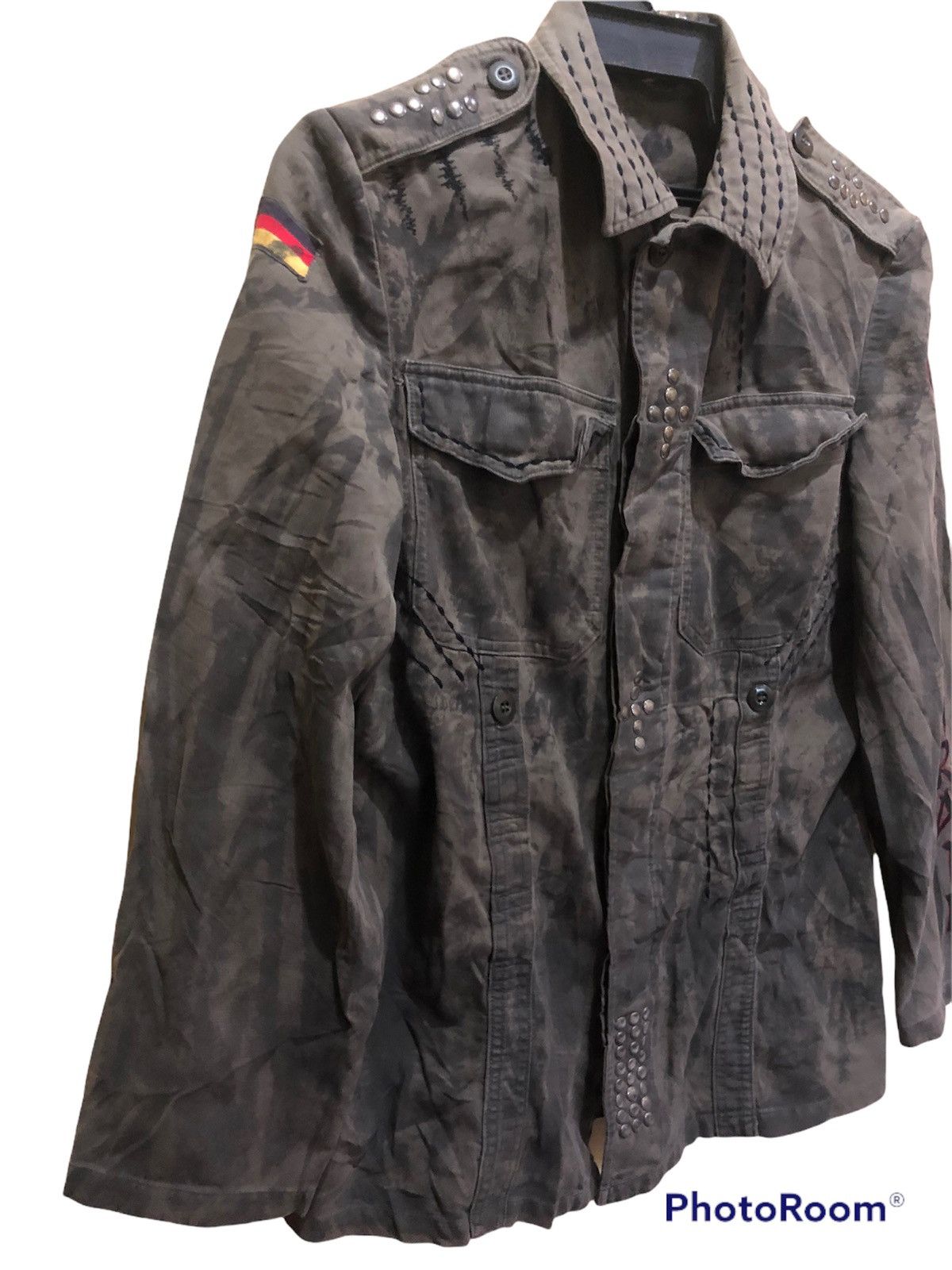 Vintage Vintage Germany Military uniform custom made Skulls/punk Size US M / EU 48-50 / 2 - 3 Thumbnail