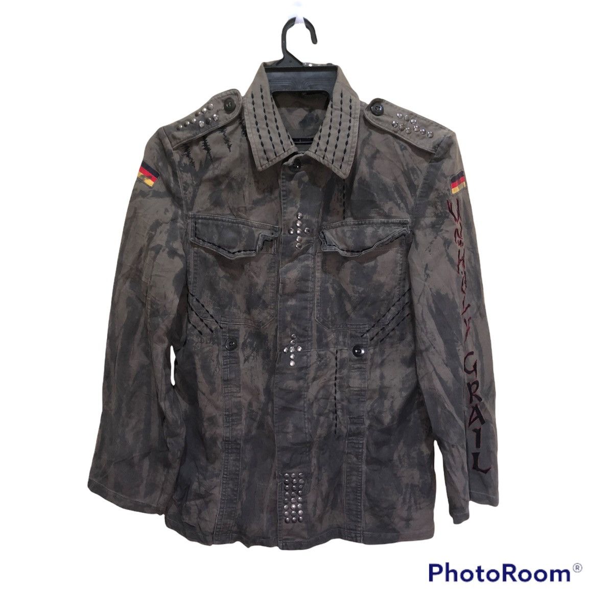 Vintage Vintage Germany Military uniform custom made Skulls/punk Size US M / EU 48-50 / 2 - 1 Thumbnail